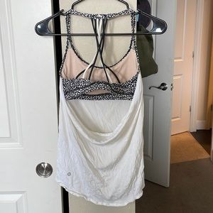 Lululemon low back tank top size 4